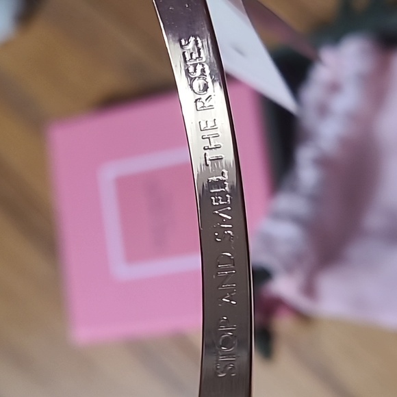 Kate Spade Rose Gold Idiom Bangles - Picture 2 of 4